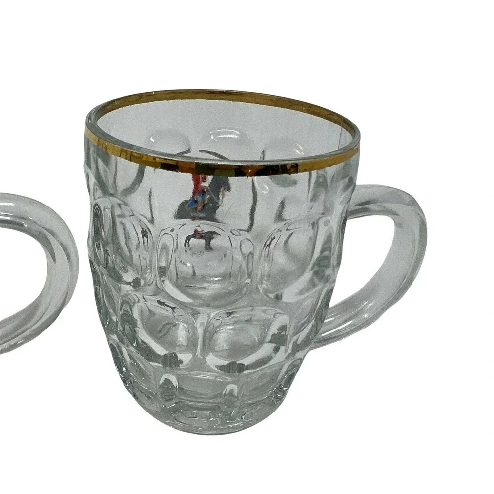 Vintage Canada Drinking Glasses Canadian‎ Mounties on Horses Barware England